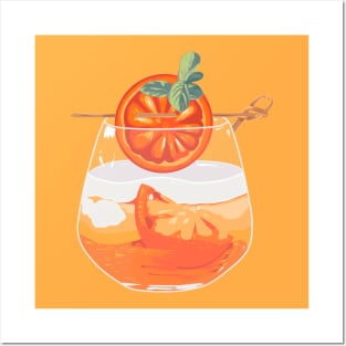 Blood orange gin Posters and Art